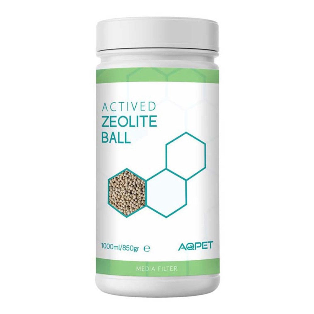 Aqpet Actived Zeolite Ball - sfere filtranti per l'abbattimento dell'ammoniaca Formato: 1000 ml