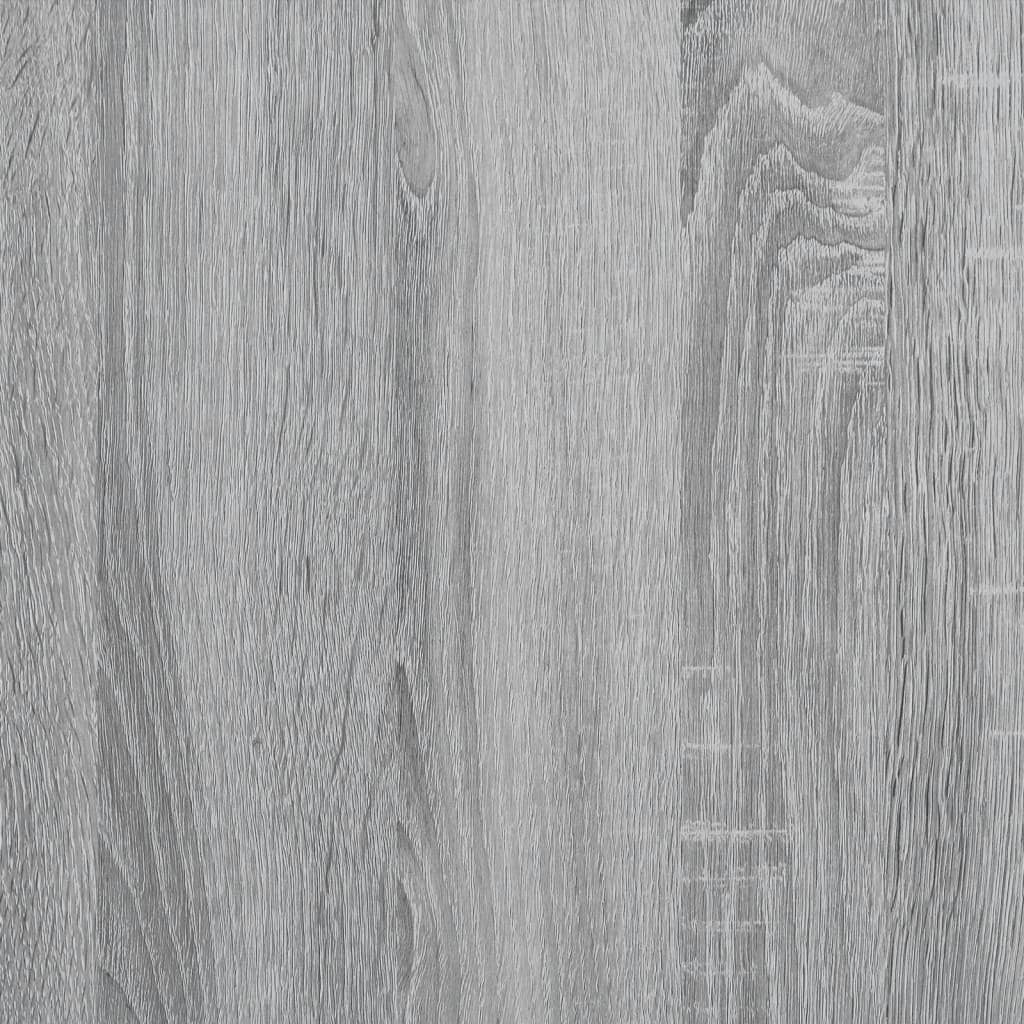 Panca portascarpe mobiletto porta-stivali cassettiera mensola mobile da ingresso rovere Sonoma 60 x 30 x 45 cm legno ingegnerizzato grigio 02_0023008