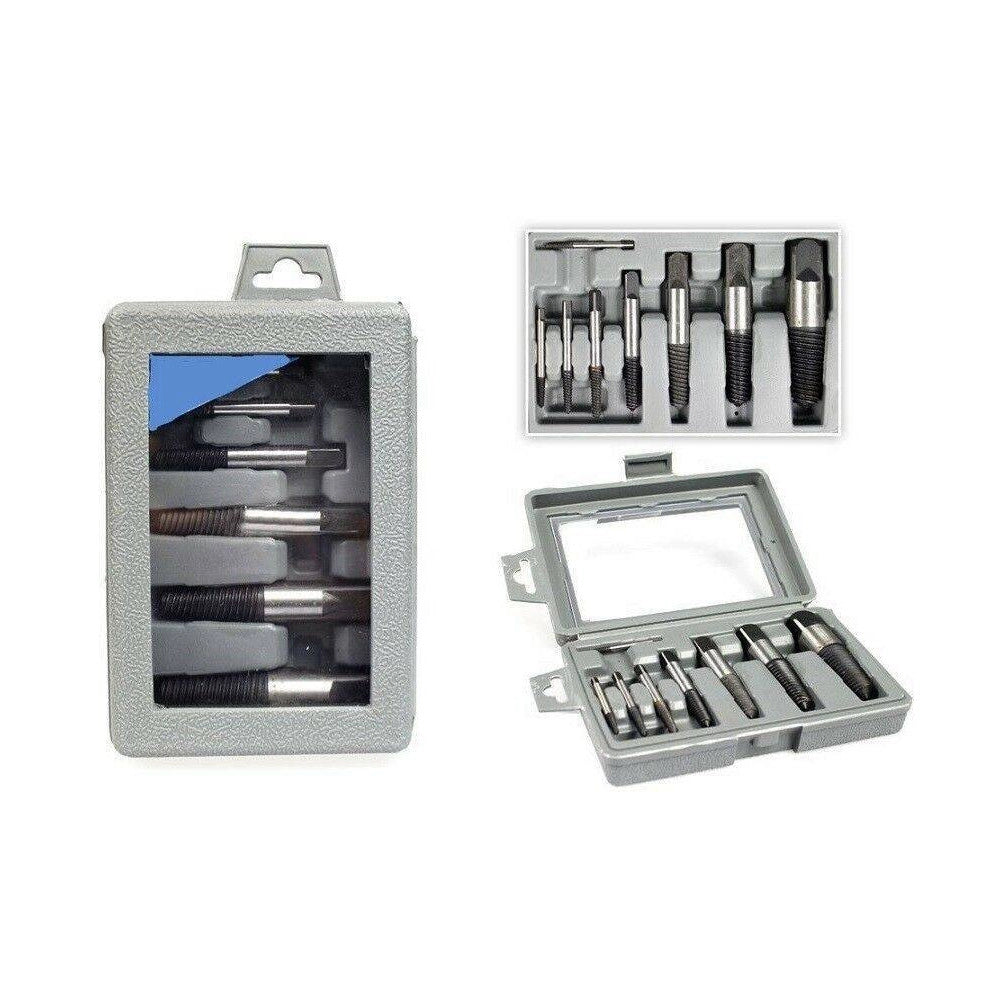 Trade Shop - Kit 8 Estrattori Conici Per Viti Bulloni Spezzate Prigionieri Estrattore Conico -