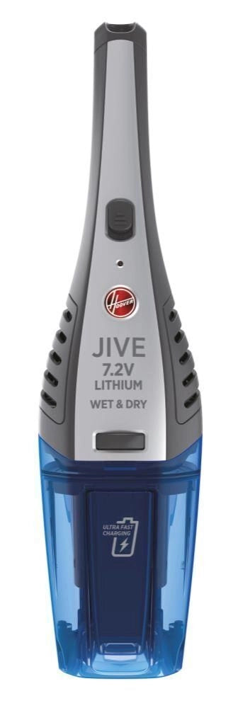 Hoover HJ72WDLB 011 Jive Lithium Aspirabriciole Senza Sacchetto Secco e Bagnato 0.3 L 10 min autonomia 82 dB colore Blu Trasparente