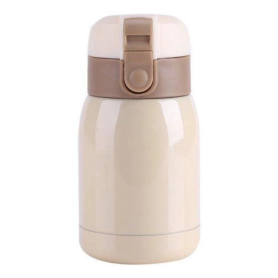 Termos Bicchiere Isolato a Doppia Parete in Acciaio Inossidabile - 180 ml - Bicchiere Portatile - Contenitore per Caffè/Tea - Resistente alla Morsura - Termos Bicchiere Thermico