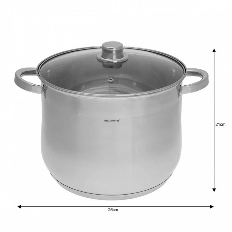 Klausberg KB-7164 Pentola termica in acciaio inox da 10,7 l