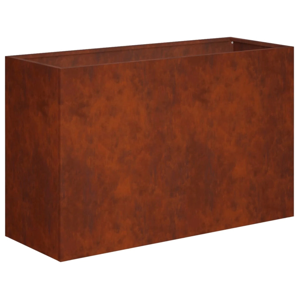 Vaso da giardino Ruggine 80 x 30 x 40 cm Acciaio Corten 8005594