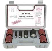 Kit di pulitura a spazzola da 20 pezzi - Kit di pulitura per macchina da pulire - Pulitrice a spazzola - Lavorazione del legno - Fai da te - Duraturo e leggero - Set di pulitura