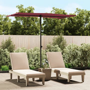 Ombrellone da Giardino con Palo in Alluminio 180x110 cm Bordò 47332