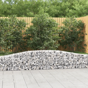 Cesti Gabbioni ad Arco 15 pz 400x30x40/60 cm Ferro Zincatocod mxl 99978