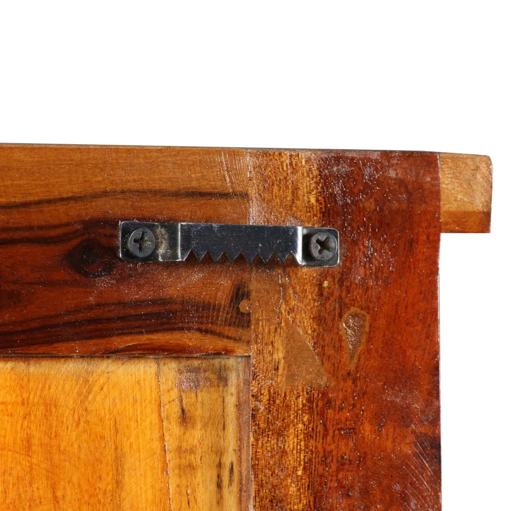Appendiabiti 2 pz in Legno Massello di Recupero 38x100 cm CFW9782244