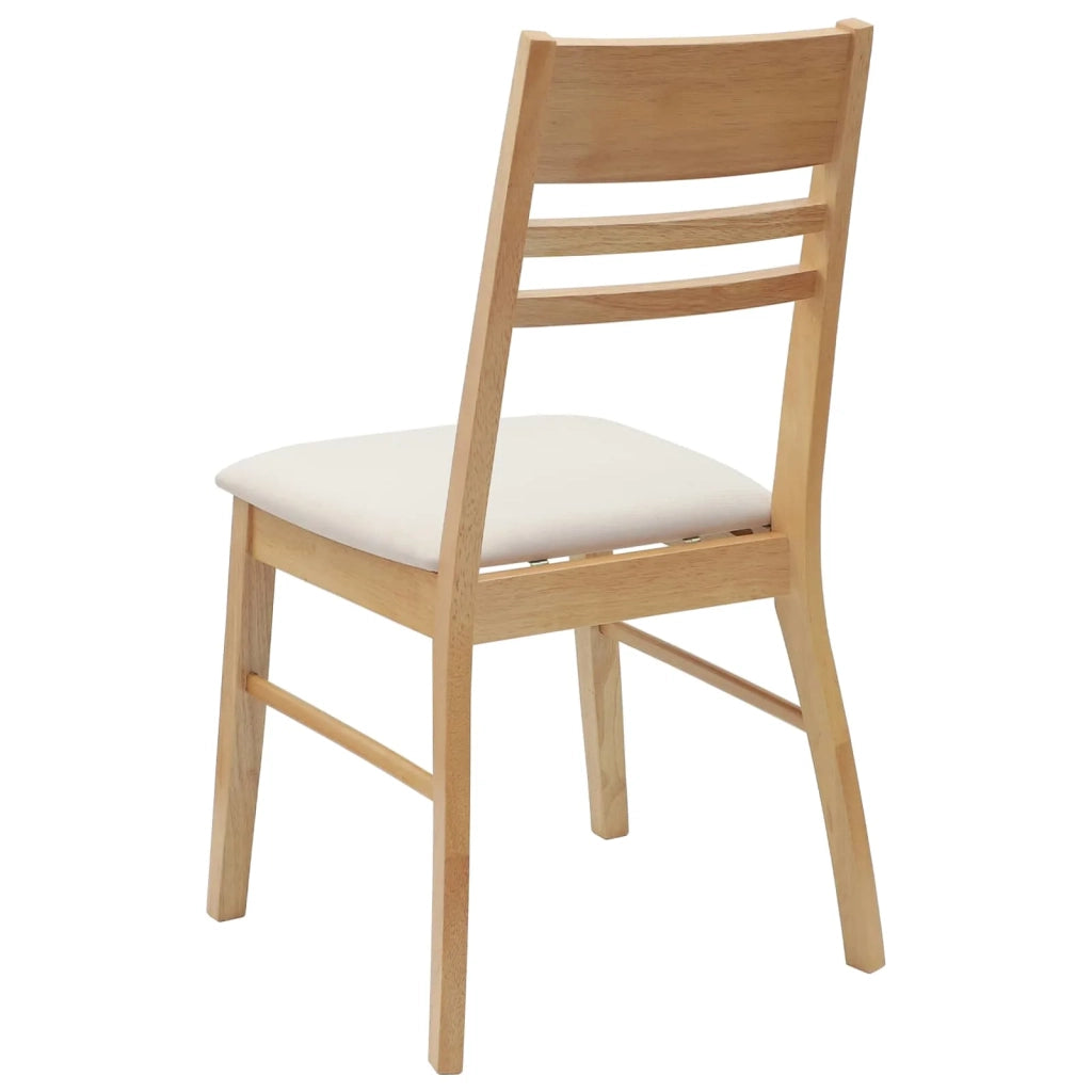 Sedie da pranzo 2 pcs Naturale 43 x 54 x 89 cm