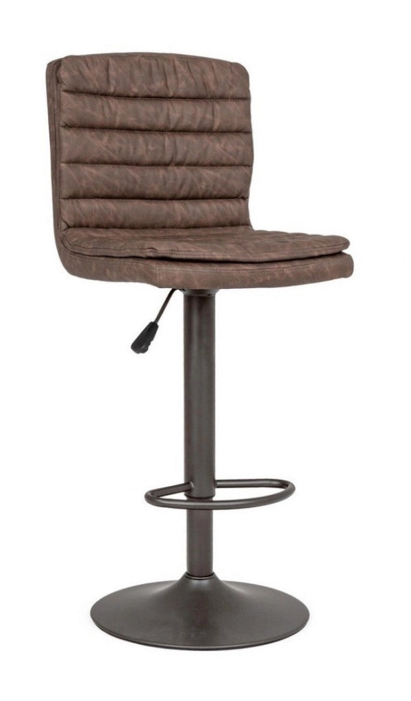 Set 2 Sgabelli Bar 41x50x94,5/115,5h cm Connor Marrone Vintage