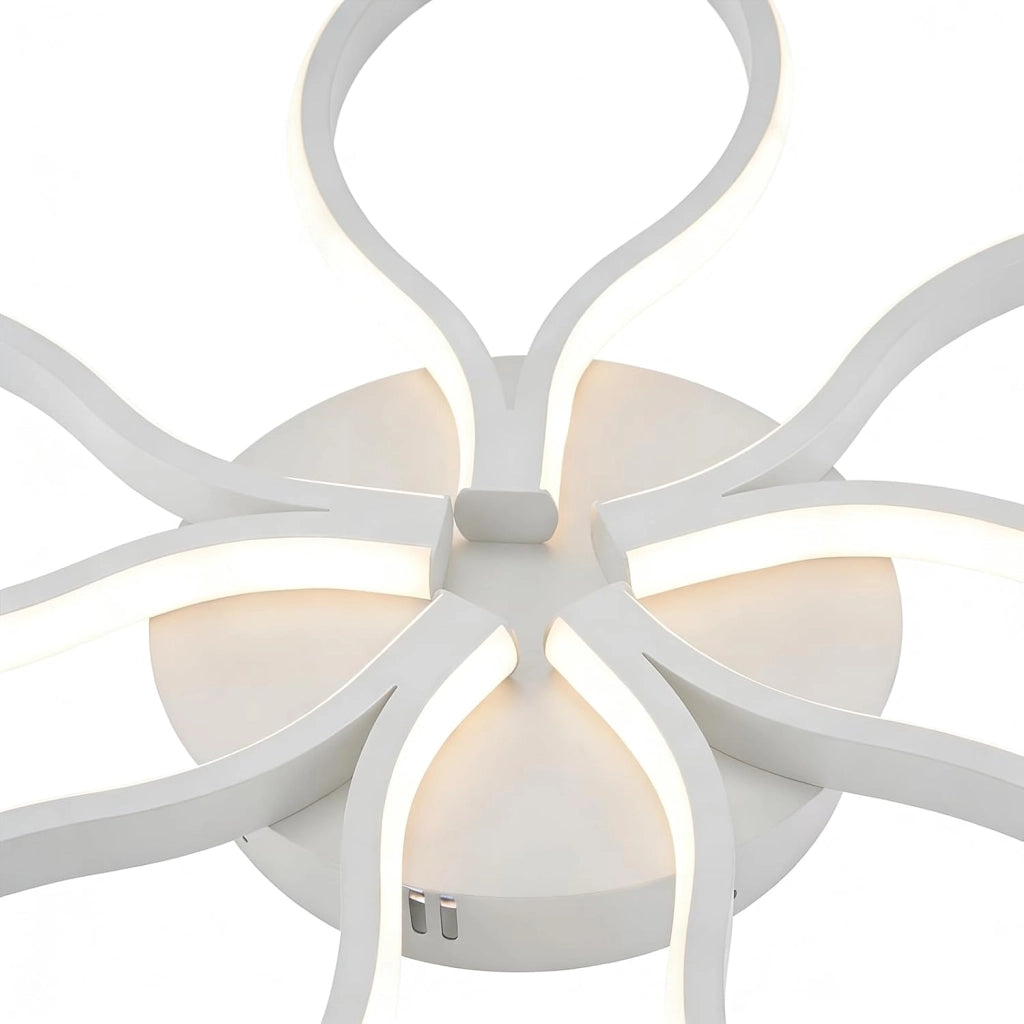 ZMH Plafoniera LED Bianca 80 cm 75W Moderna per Soggiorno con Telecomando e Regolazione Luminosità per Camera da Letto