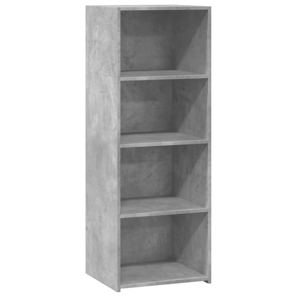 Buffet credenza cassettiera mobiletto mobile contenitore organizer cucina soggiorno salotto alto 45 x 41 x 124 cm legno ingegnerizzato grigio 02_0034441