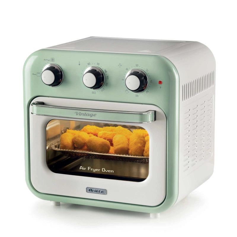 Friggitrice ad aria e forno Vintage 16L 1400W - Accessori inclusi - Verde