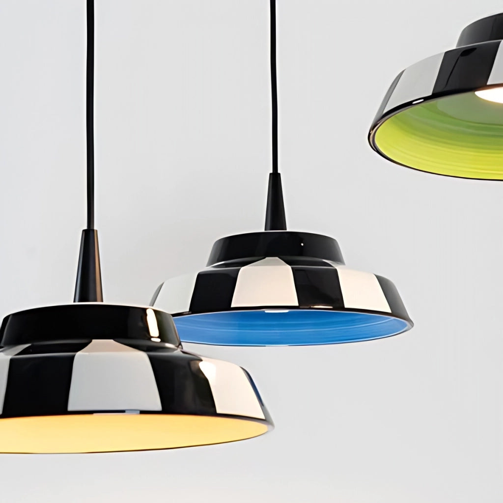 Circus Lampada a Sospensione LED 8W 2700K 645lm in Ceramica Made in Italy Diametro 24 cm Colore Rosso Design Modulare per Interni IP40
