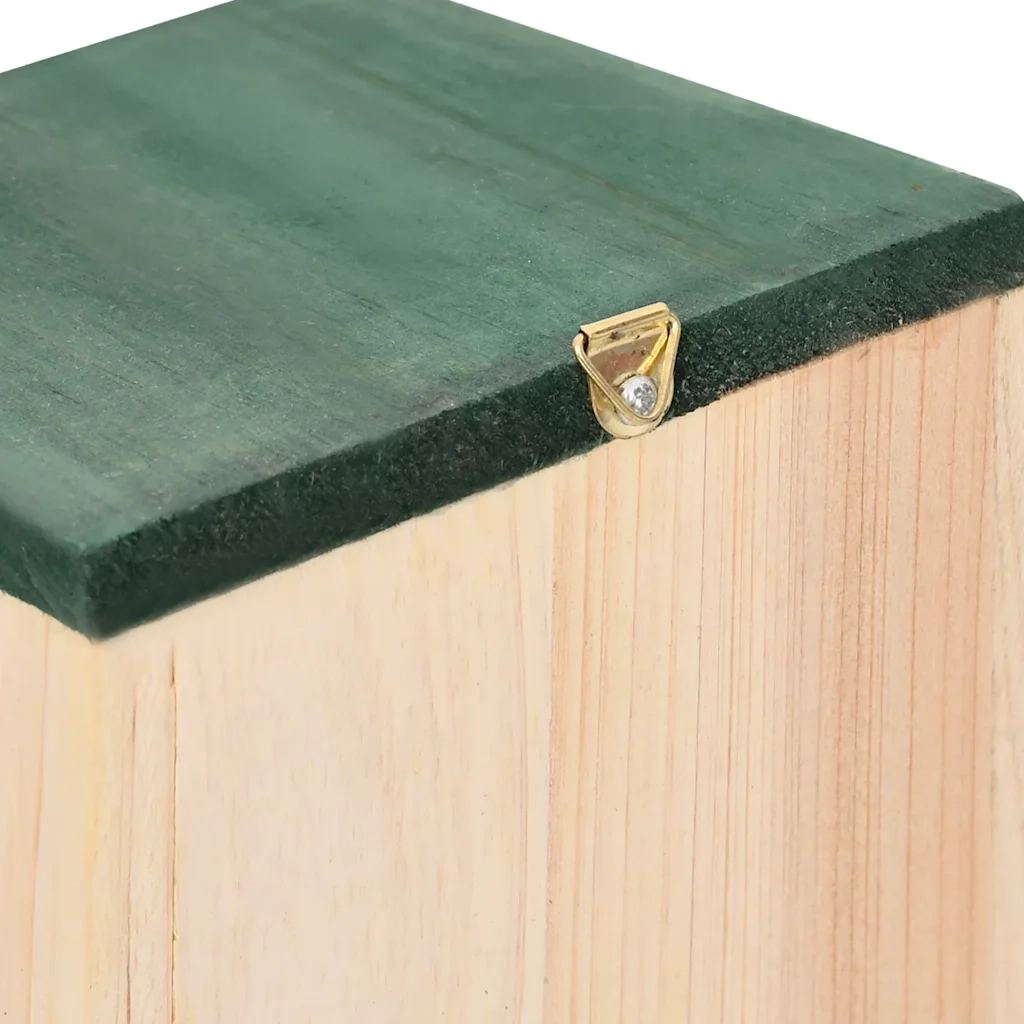 Casette per Uccelli 4 pz in Legno 12x12x22 cm CFW2602482