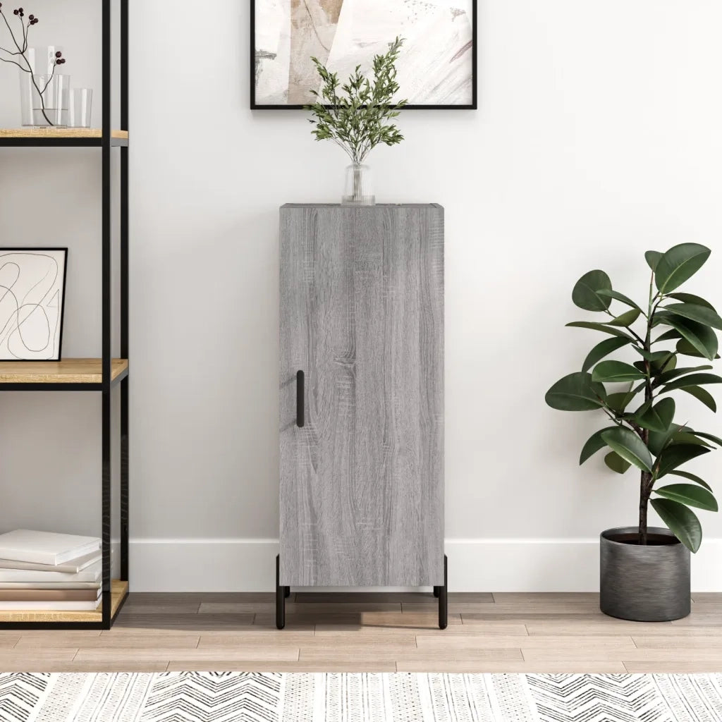Credenza-Buffet-Armadio da cucina Grigio Sonoma 34,5x34x90 cm in Legno Multistrato 122887