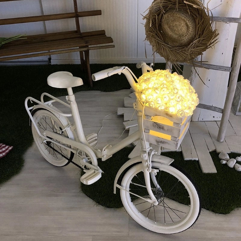 Bouquet Rose RBF Bianche 120 LED 4m + 30cm