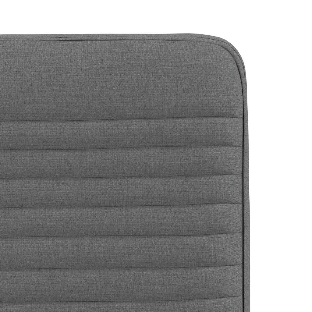 Sedie da Pranzo 2 pz Grigio Scuro in Tessuto 4101145