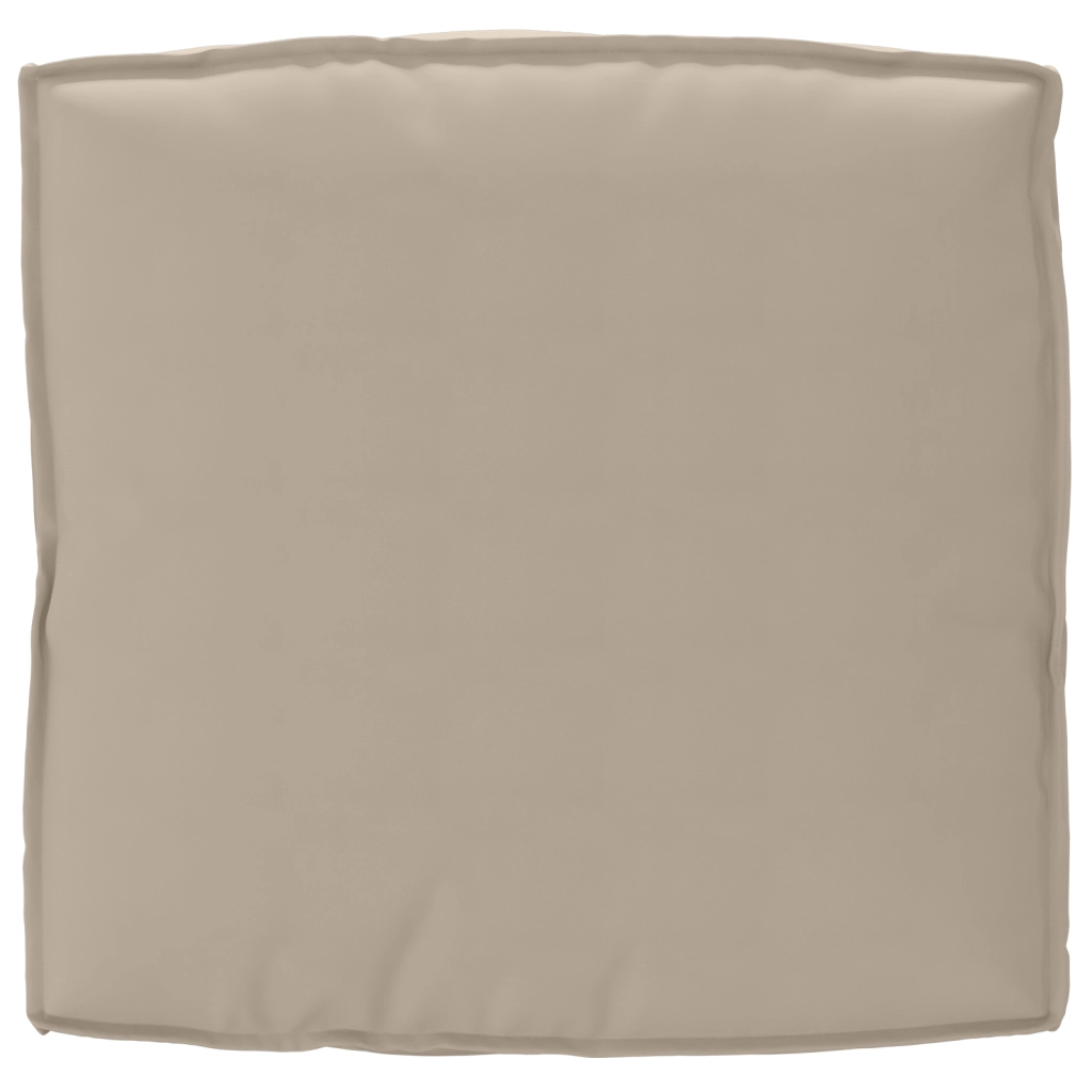 Cuscino per pallet Tortora 80x80x12 cm Tessuto Oxford