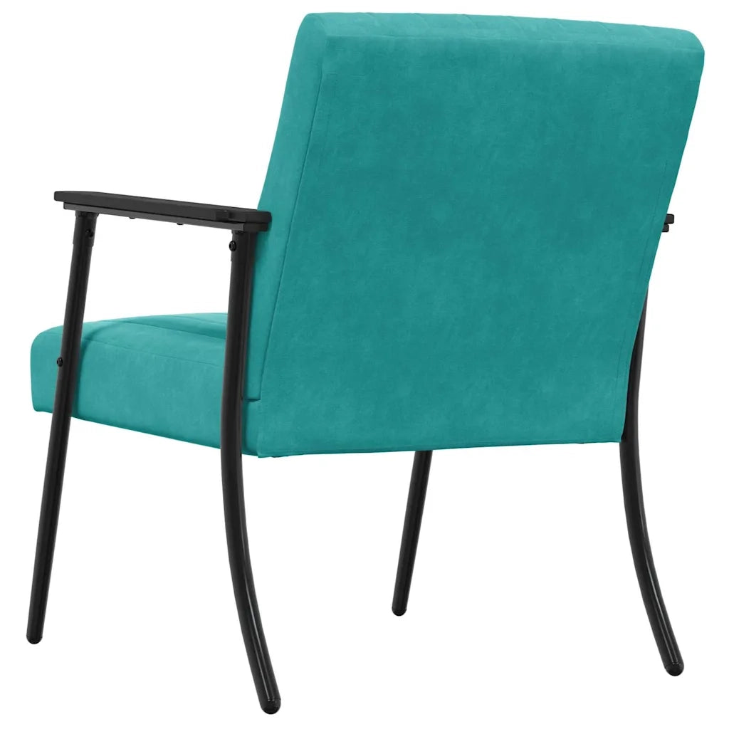 poltrona Turchese 59 x 75 x 78 cm Velluto 42017689