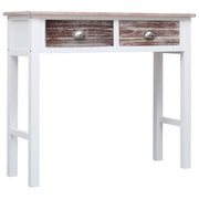 Tavolo Consolle Marrone 90x30x77 cm in Legno 284144