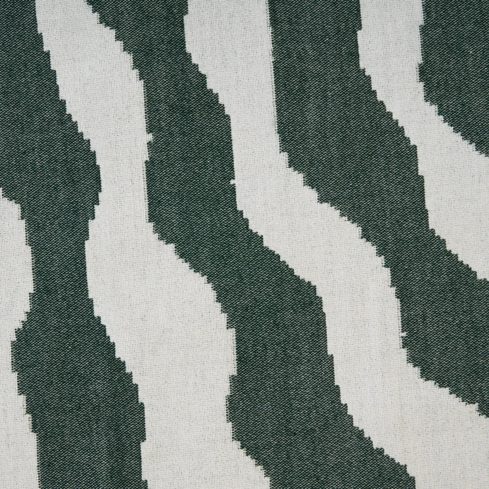Coperta in acrilico bianco crema verde 130 x 170 cm copriletto in poliestere motivo floreale con frange soggiorno camera da letto
