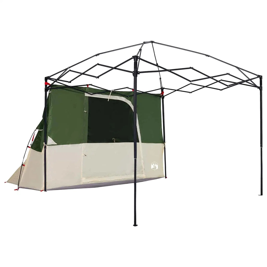 Set di Tende da Campeggio 2 pcs Verde Taffeta e Tessuto