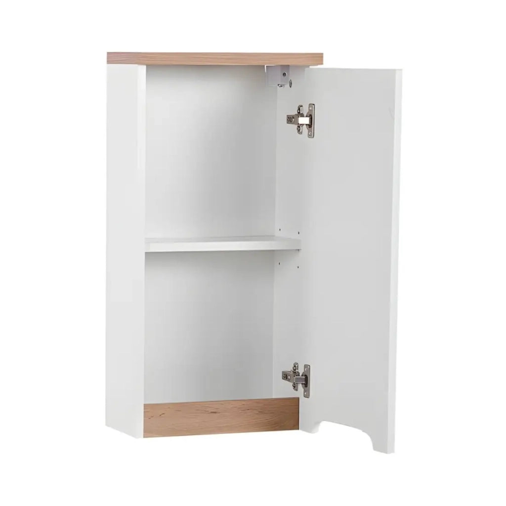 Insieme ERMANO: mobile sotto lavabo 60cm + lavabo da incasso + sifone + colonna + contenitori + mobile con specchi