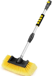 Pulitore auto 130 cm con setole morbide da 25,4 cm, interruttore on/off per auto, camion, barca, pulitore auto, ideale per pulire rivestimenti esterni, auto, camion, camper, pavimenti e altro