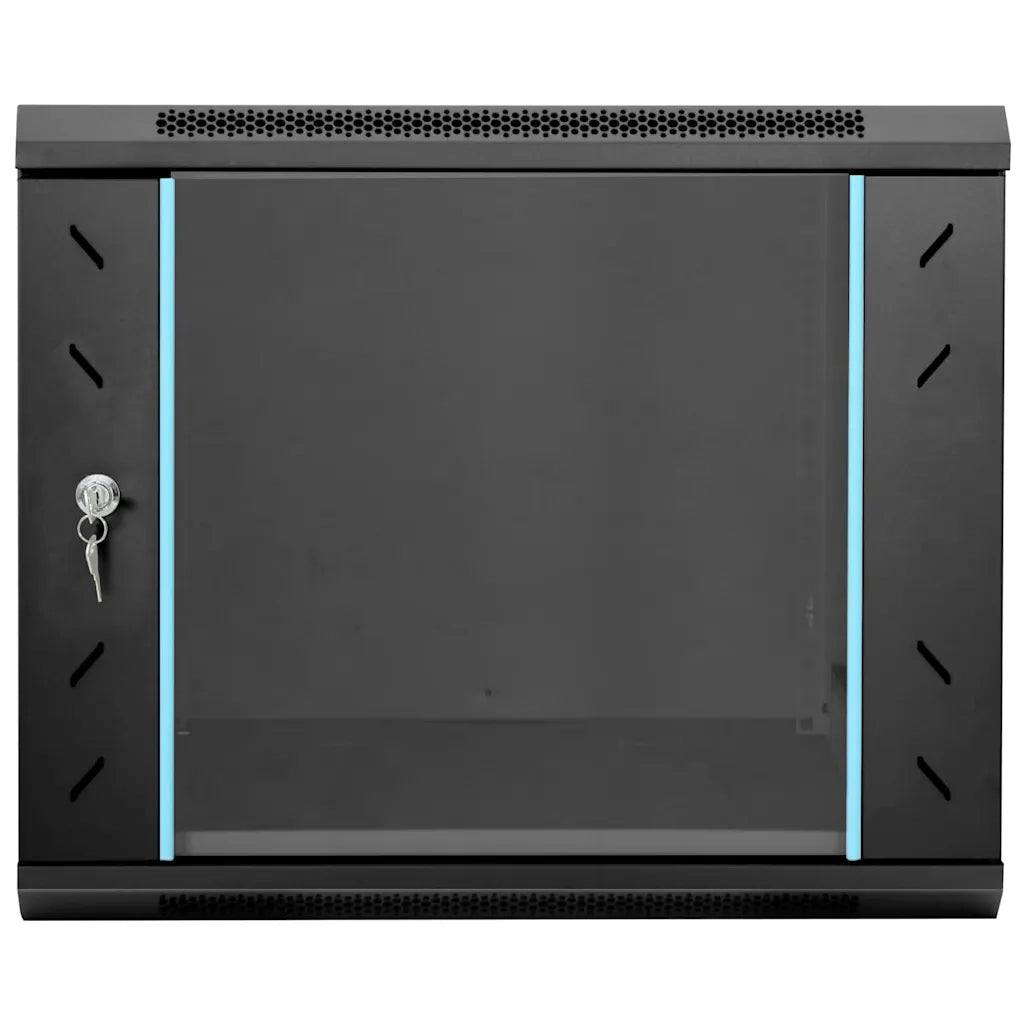 vidaXL Armadietto di rete Nero 60 x 60 x 50 cm Acciaio