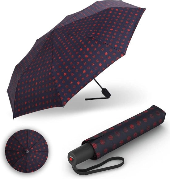 Parasole I.200 Medio Duomatic con parasole a tasca I piccola ombrellino con pulsante I ombrellino automatico & compatto I ombrellino leggero & resistente a vento