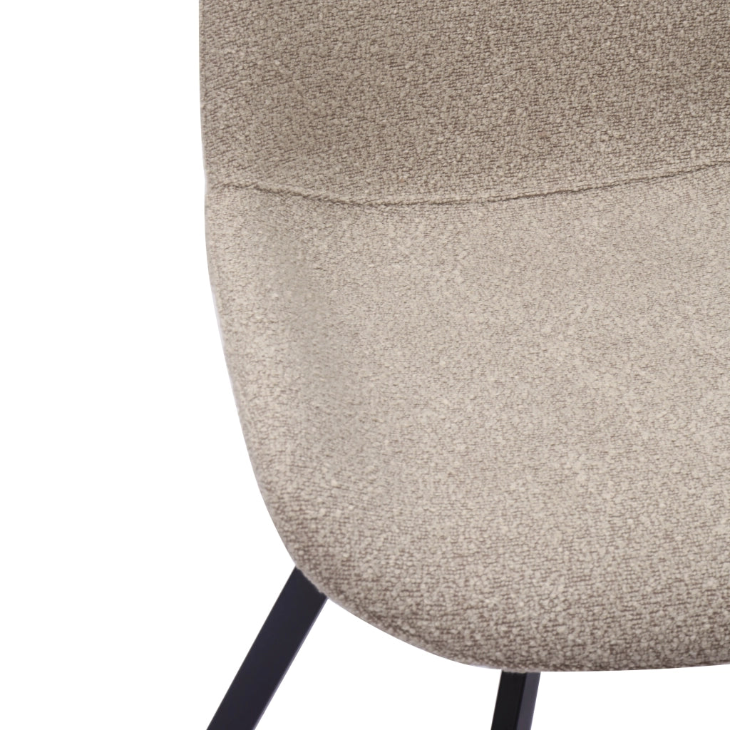 SEDIA girevole 360° in tessuto e metallo, Set da 2 pezzi, kaki