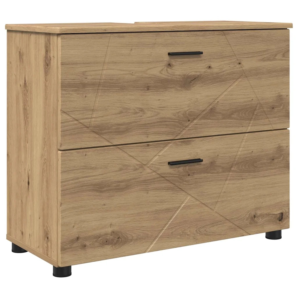 Mobile da Bagno con porta Rovere artigianale 76,5 x 35 x 64 cm 883303