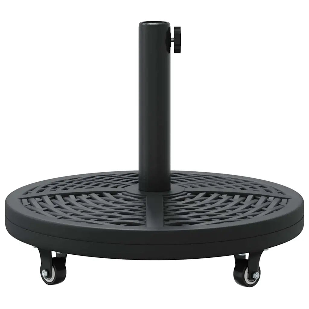Base per ombrellone-Supporto per ombrellone Art d¨¦co Nero ? 45 x 39,5 cm Ferro 387507