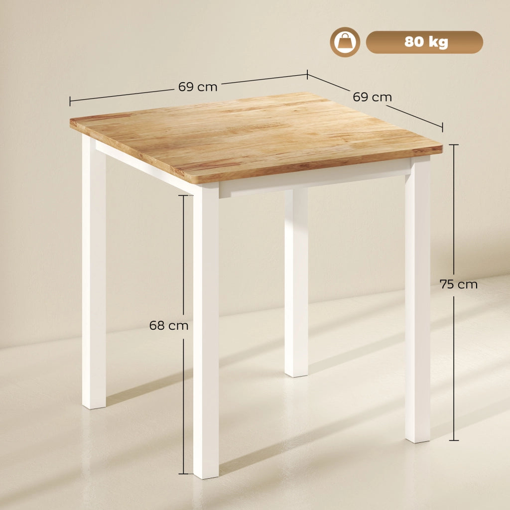 Tavolo da pranzo in legno massello ¨C Xylo ¨C legno naturale per 4 persone