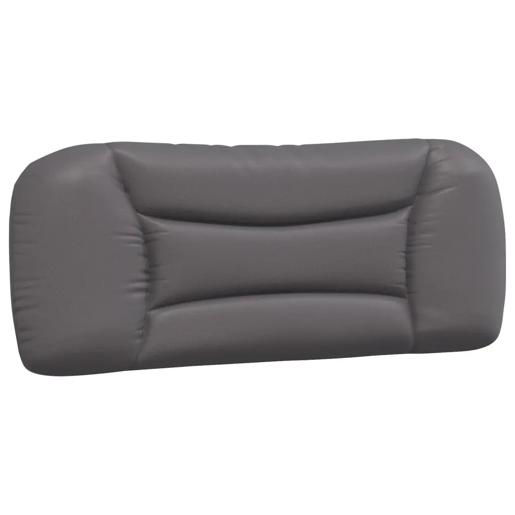Letto con Materasso-Struttura Letto con Materasso Hvar Grigio 100x200 cm in Similpelle