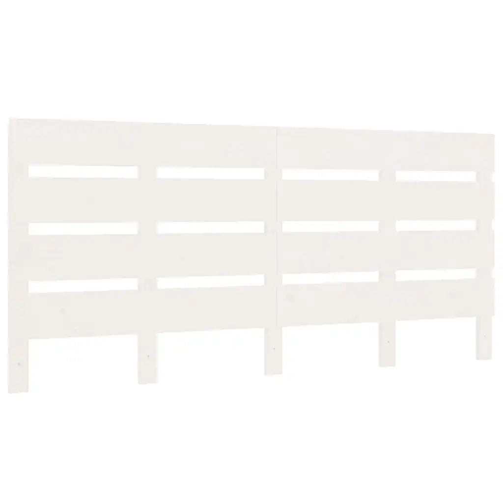 Letto senza Materasso-Struttura Letto Bianco 140x190 cm Legno Massello di Pino 666873