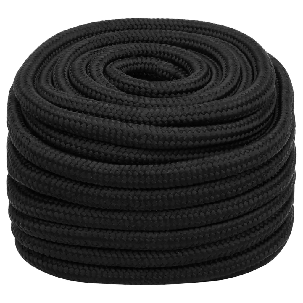 Corda per barca Completamente Nera 20 mm 25 m in Polipropilene 152526