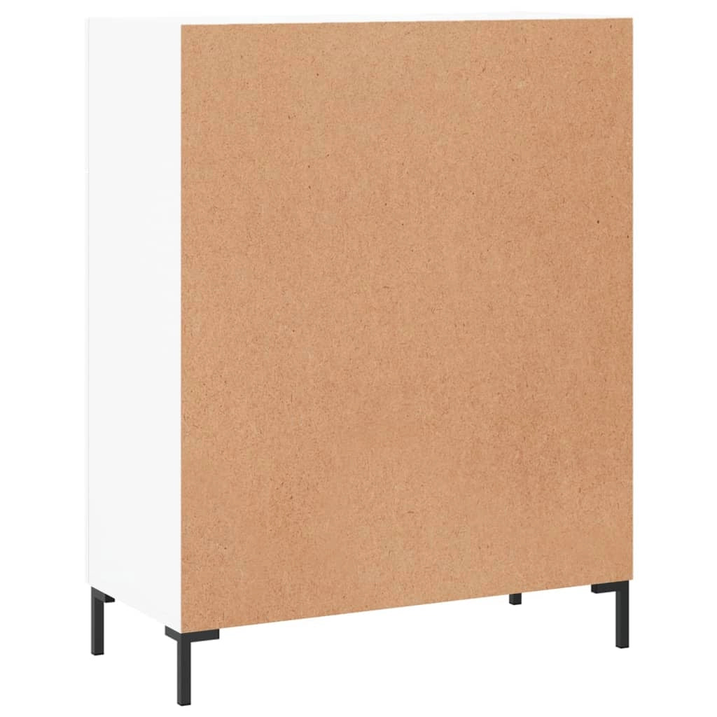 Buffet credenza cassettiera mobiletto mobile contenitore organizer per cucina soggiorno salotto 69,5 x 34 x 90 cm legno ingegnerizzato bianco 02_0030411