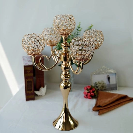 Sostegno di candela - Sostegno di candela in stile lussuoso - Sostegno di candela - Sostegno per candela - Accessori per la sala da soggiorno