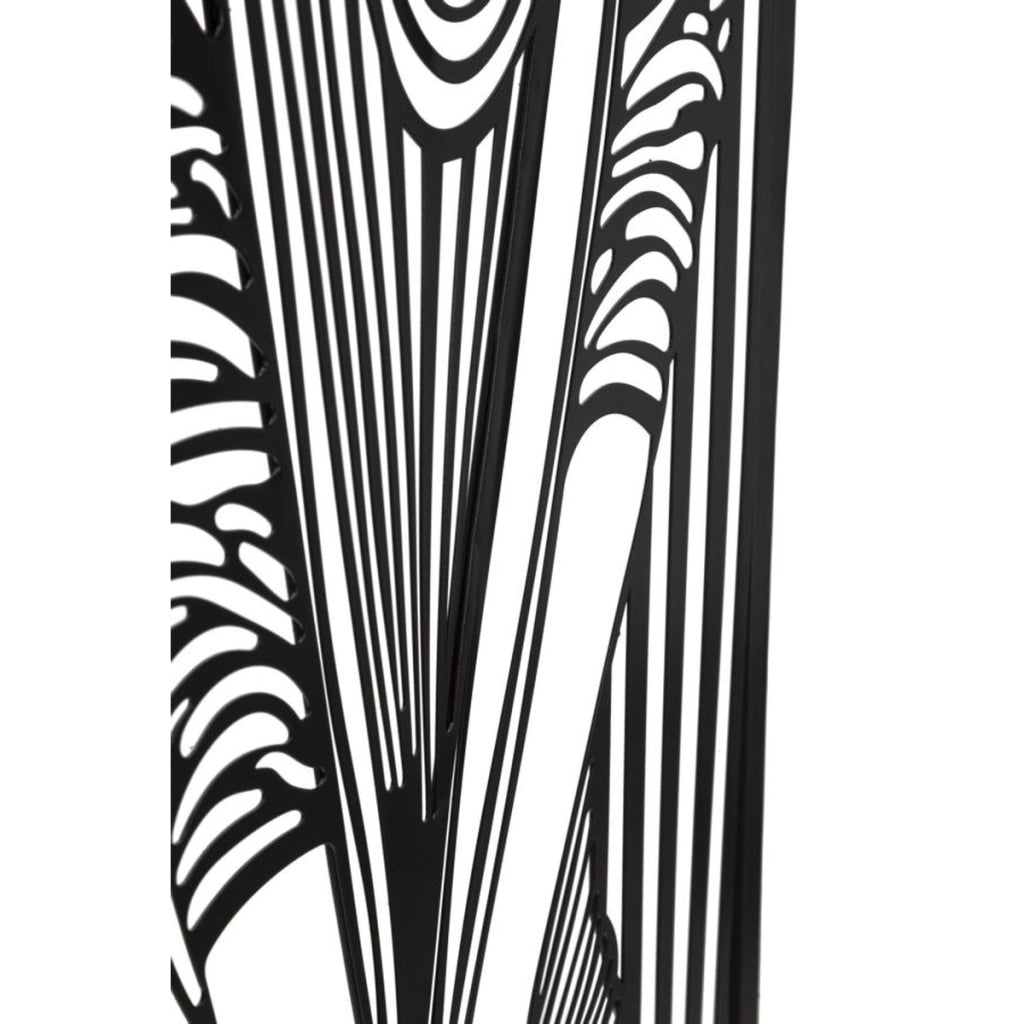 Decorazione in Metallo Corpi 2, Nero, Metallo, 40x1,3x60 cm