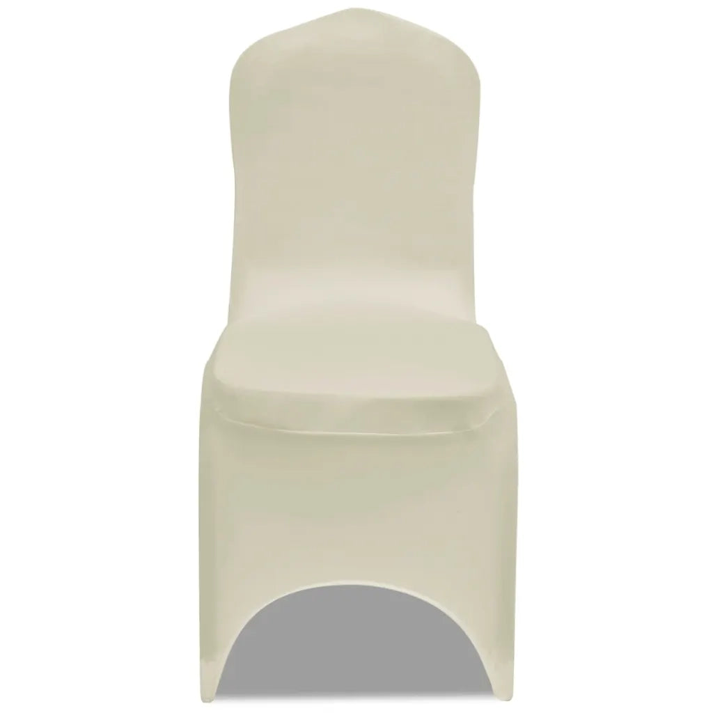Coprisedie in Tessuto Elasticizzato Crema 24 pz CFW2566867
