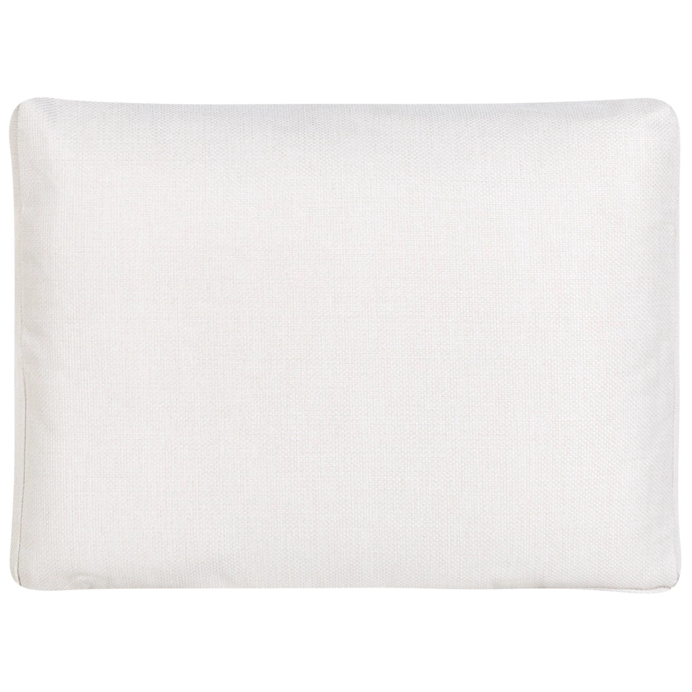 Set di copricuscini per esterni in poliestere olefinico bianco sporco resistente all'acqua Set di copricuscini extra con protezione UV e zip