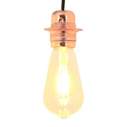 Portalampada 2 pz Oro Rosa E27