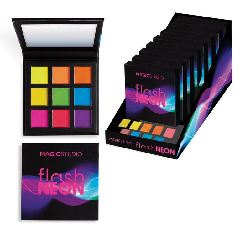 Mini palette di 9 ombretti Flash Neon