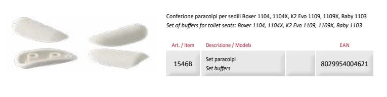 Cf. parac.sed.boxer 1104, 1104x, k2 evo 1109, 1109x, baby 1103