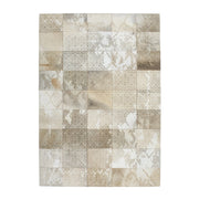 Tappeto Viper 333 in Pelle e Poliestere Beige