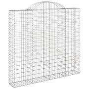 Cesto Gabbione ad Arco 200x50x180/200 cm Ferro Zincato