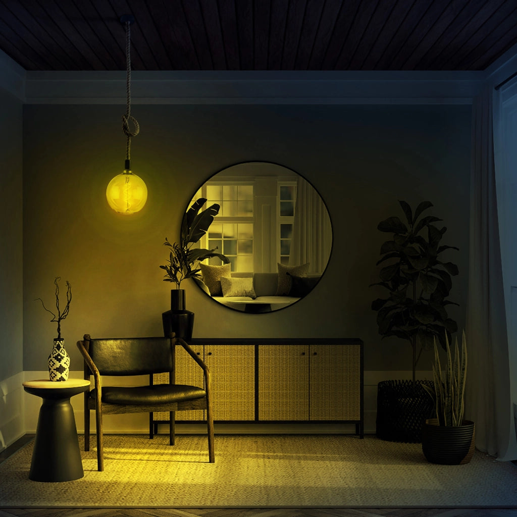 Lampadina LED Filamento G200 Ambra E27 4W 260lm 1800K Polux