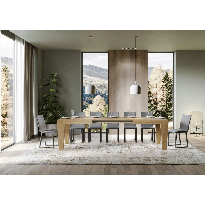 Tavolo allungabile 90x180/440 cm Spimbo - Quercia Natura