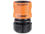 RACCORDO RAPIDO CON AQUASTOP- - sfuso 5/8 8566 - 5 pezzi CLABER